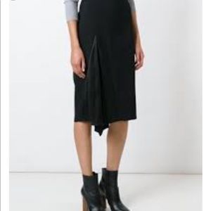 Brunello Cucinelli asymmetrical pencil skirt